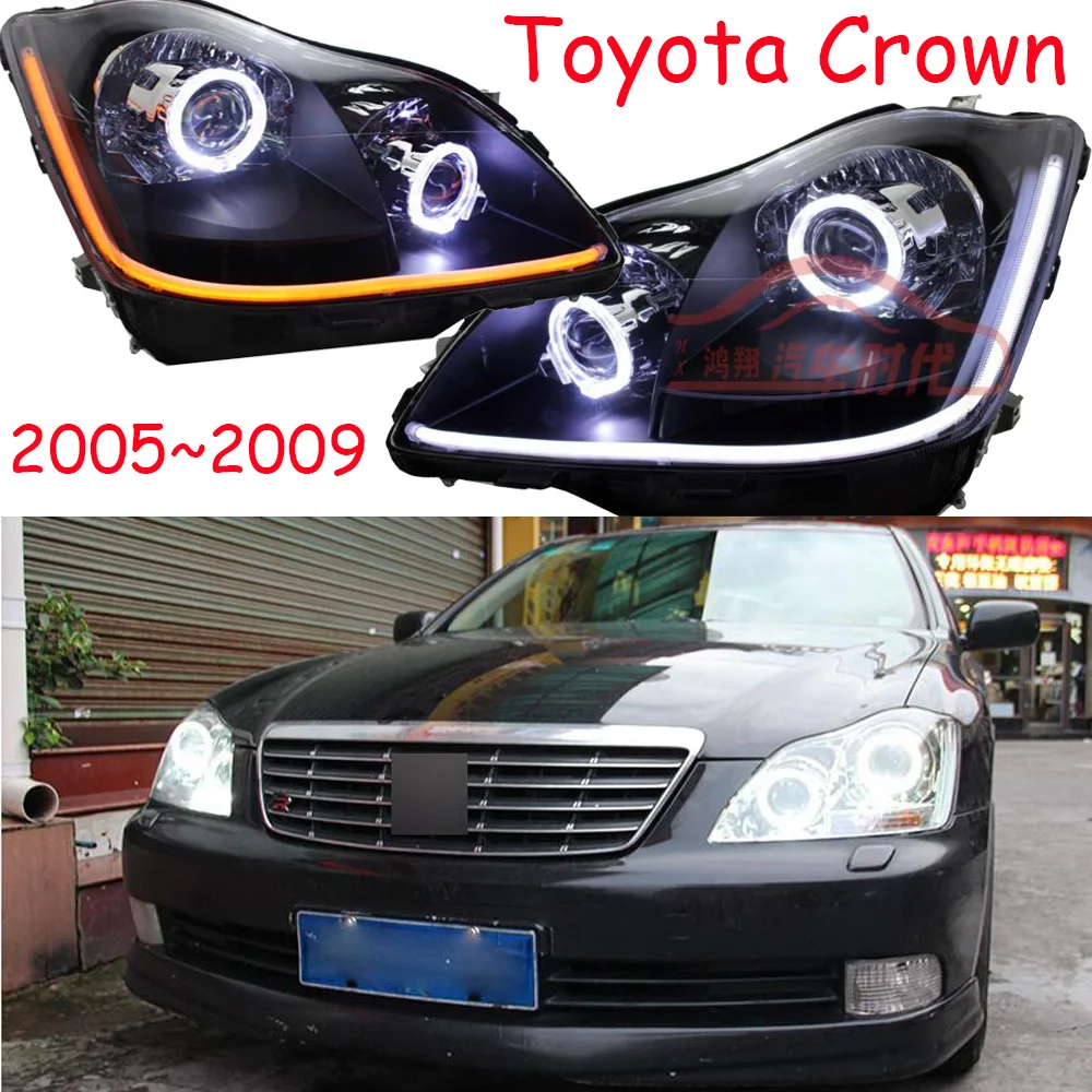 1 комплект, 2005~ 2009y, автомобильная фара для головного света, автомобильные аксессуары, СВЕТОДИОДНЫЙ DRL HID xenon, противотуманная фара для головного света