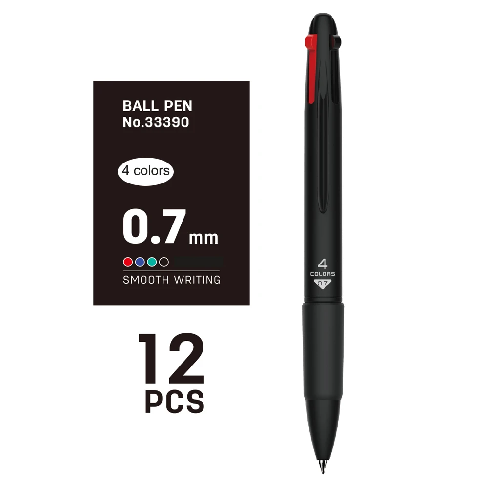 

Multicolour plastic ball point pen 0.7MM for business