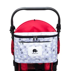 Waterproof Baby Stroller Bag, Large-capacity, Multifunctional Mummy Bag, Diaper Storage Bag, Outing Travel Stroller Accessories