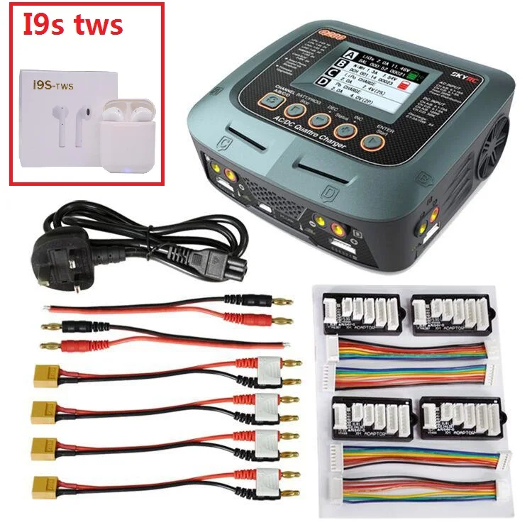 SkyRC Q200 QUATTRO AC/DC 2X100W 2X50W Lipo Battery Balance Charger Discharger For RC Quadcopter Multirotor Parts