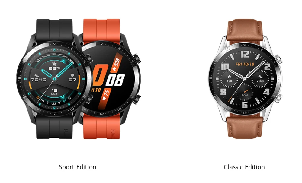 Новые оригинальные часы huawei GT 2, умные часы, Bluetooth, умные часы, 5,1, Bluetooth, звонок, пульс, для телефона android IOS