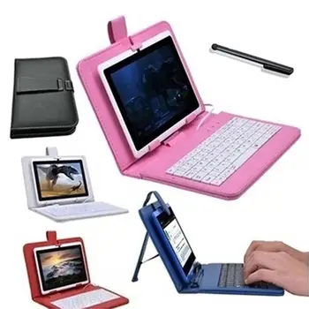 

LISM Portable PU Leather Wireless Keyboard Case For Phone Protective Mobile Phone with Bluetooth Keyboard For Phone Smartphone