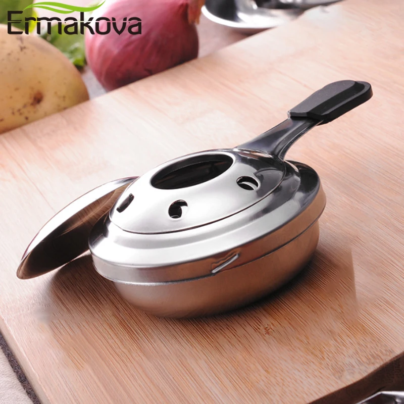 Ermakova Fondue Burner Portable Stainless Steel Alcohol Stove Burner