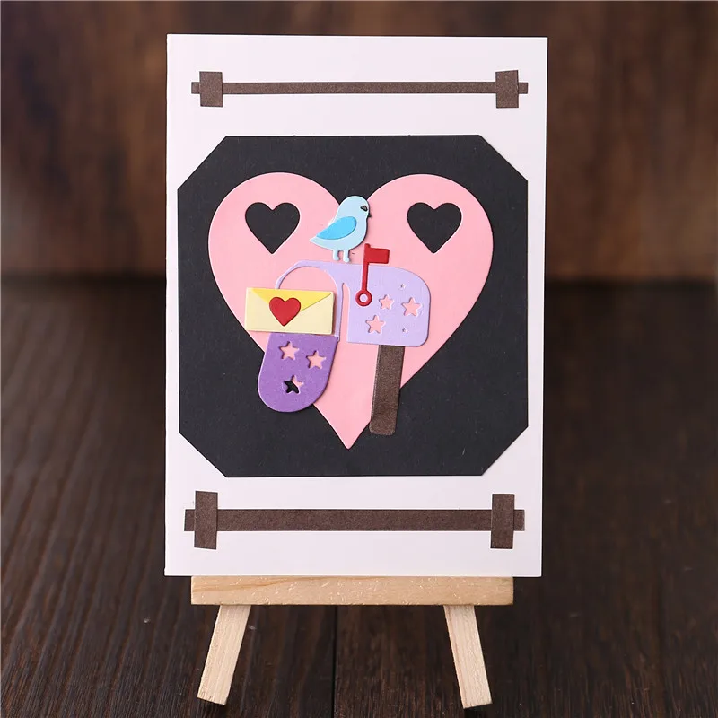 

InLoveArts Mailbox Metal Cutting Dies Love Heart Craft Dies Scrapbooking 2019 Album Embossing Stencil Template Die Cut New 2019