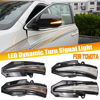 

For Toyota RAV4 MK4 Highlander Kluger Noah R80 4Runner MK5 LED Dynamic Turn Signal Light Flowing Water Blinker Flashing Light