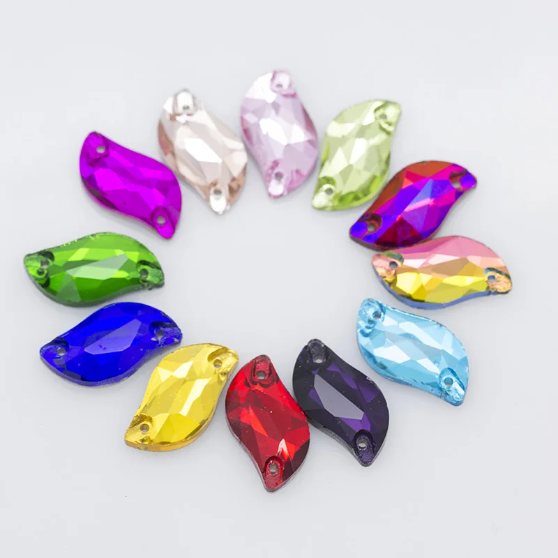 

28p, 10x20 мм, волнистая форма, цвет, пришивной камень с плоским основанием, искусственная Бриллиантовая аппликация, украшение, кнопка с 2 отверстиями для свадебного платья