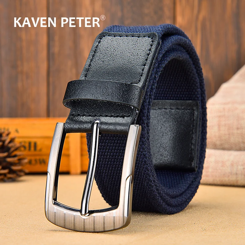 Canvas Army Leather Belts For Men Outdoor Travel Tactical Male Fashion Military Waist Belt For