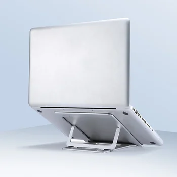 

Aluminum Alloy Rack Double Sided Stand Folding Holding Bracke Desktop Support Shelf for Computer Laptop Tablet PC