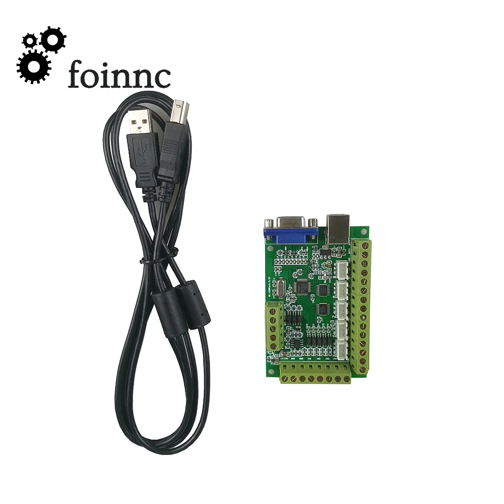 MACH3 Green 5 Axie USB интерфейсная плата ЧПУ карта управления движением+ Аварийная остановка маховик