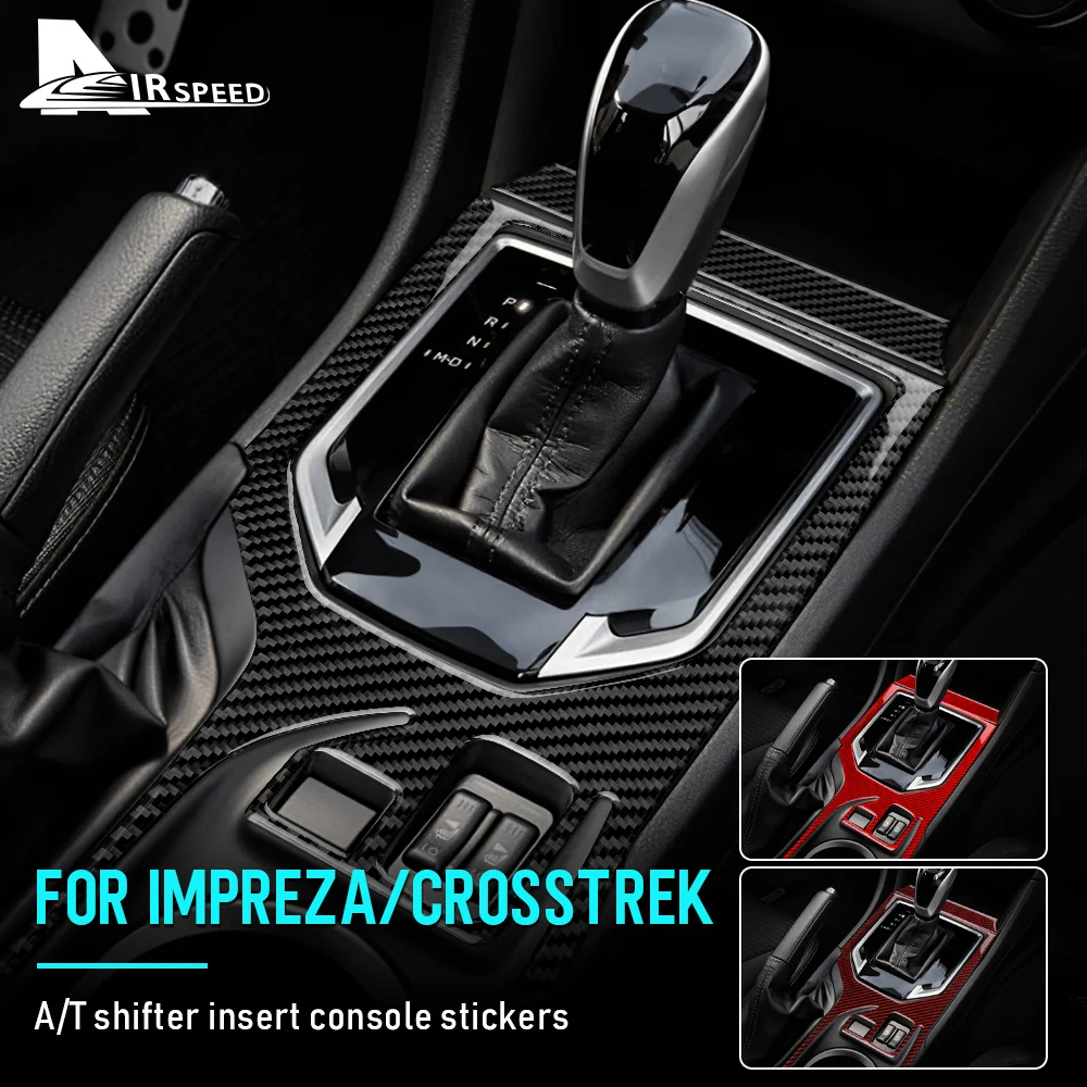 Carbon Fiber For Subaru Crosstrek Impreza Accessories Automatic Gear