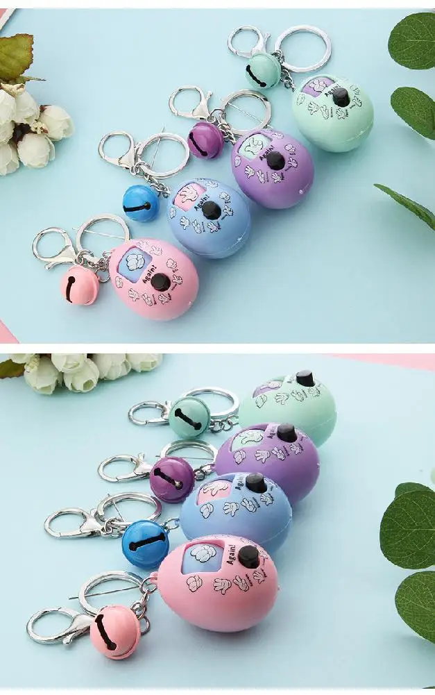 HobbyLane милые каменные ножницы бумажные яйца кулон брелок палец-гадать игровой инструмент для детей