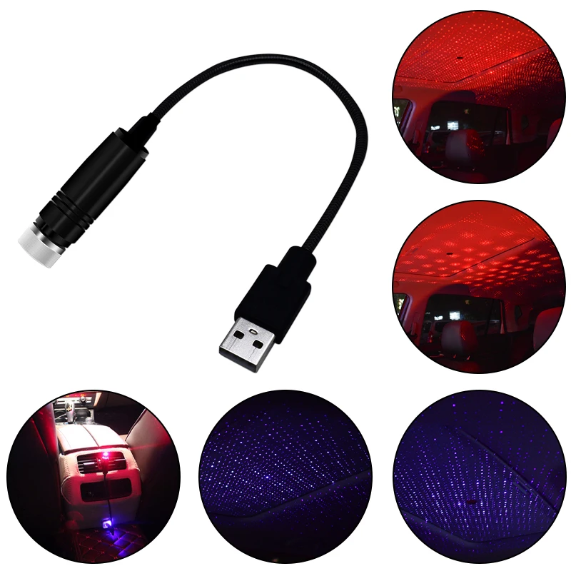 Светодиодный светильник для салона автомобиля USB светодиодный диджейский