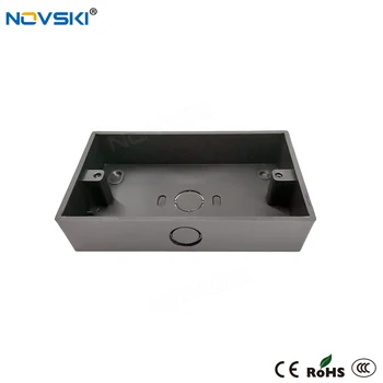 

NOVSKI Black Baking Mounting Box External 146mm*86mm for Wall Switch and Socket