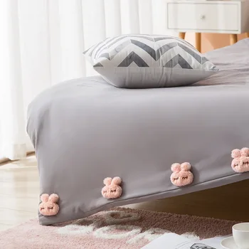 

8pcs/set Bed Sheet Clips Quilt Holder Pink Non-Slip Bunny Shape Blankets Fastener Clip Cotton Household Multi Purpose