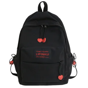 

New Waterproof Nylon Backpack Ladies Heart-Shaped Drawstring Travel Bag Ladies Backpack