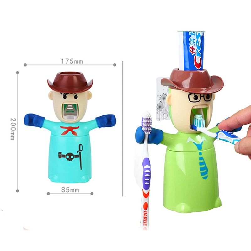 Автоматический Диспенсер зубной пасты для детей с мультяшным внешним видом