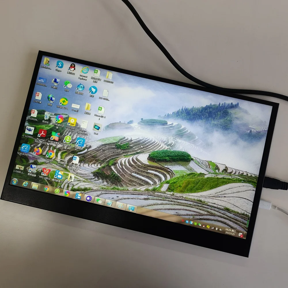 Ультратонкий портативный IPS-монитор 11 6 дюйма 13 3 14 дюймов 15 1080 P FHD micro USB 2 mini