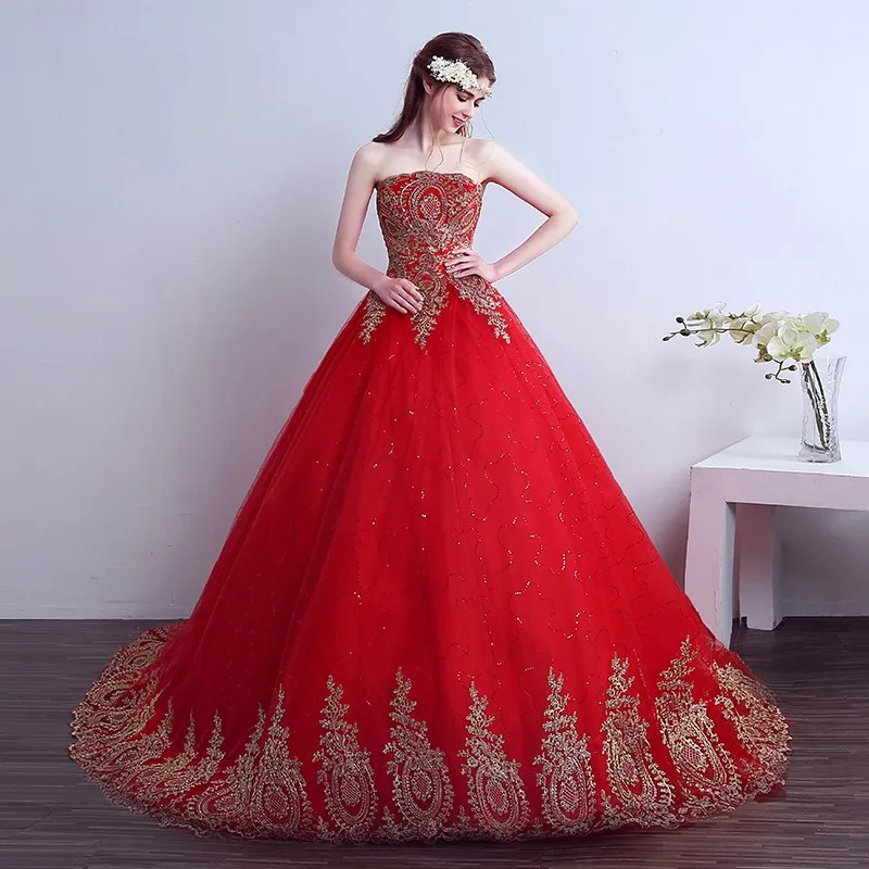 red wedding dresses for sale