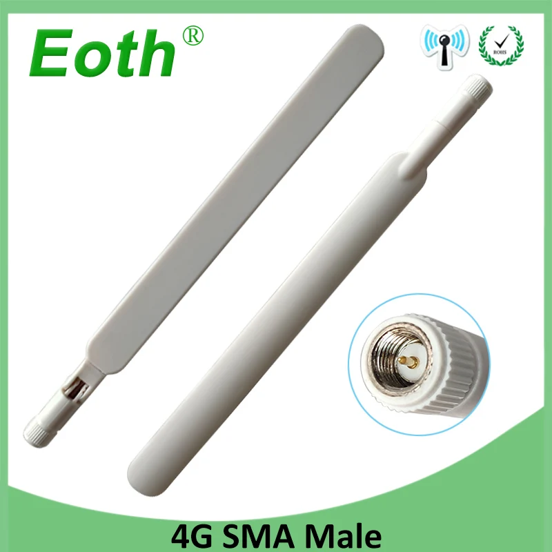 

2pcs 4G LTE antenna 5dBi SMA Male external router antena WiFi 3G antenne for Huawei modem router 4G wireless modem lte repeater