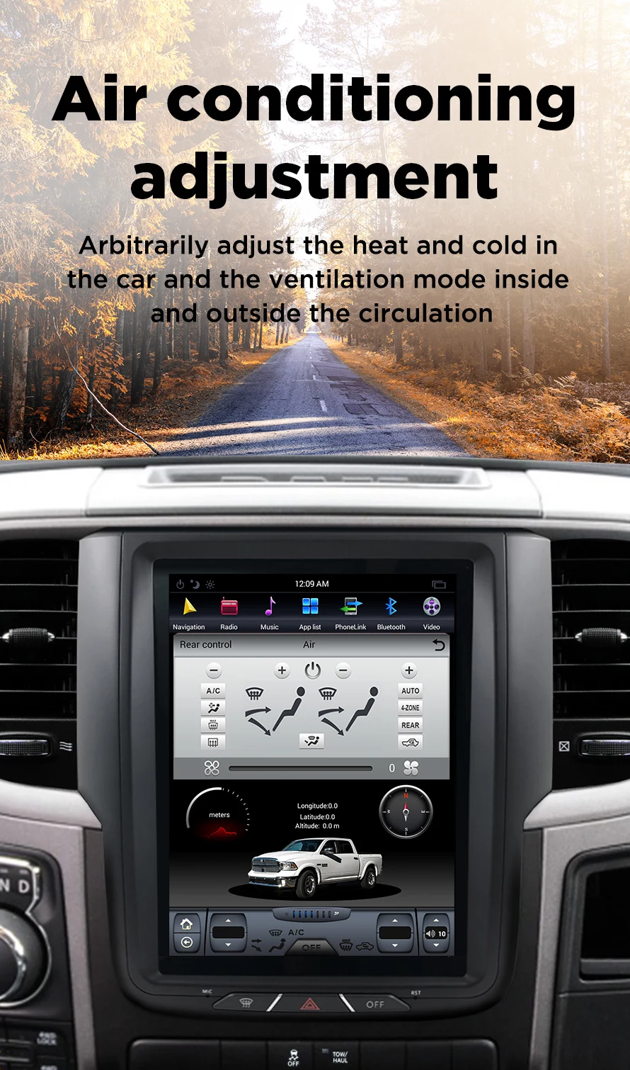 Flash Deal Asvegen 10.4" Vertical Screen Android 7.1 Car Radio For Dodge Ram 2014 2015 2016 2017 GPS Auto Stereo Multimedia Player Headunit 9