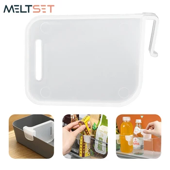 

4pcs/set Refrigerator Partition Divider Storage Rack Freely Adjustable Partition Board for Fridge Refrigerator Drawer Organizer