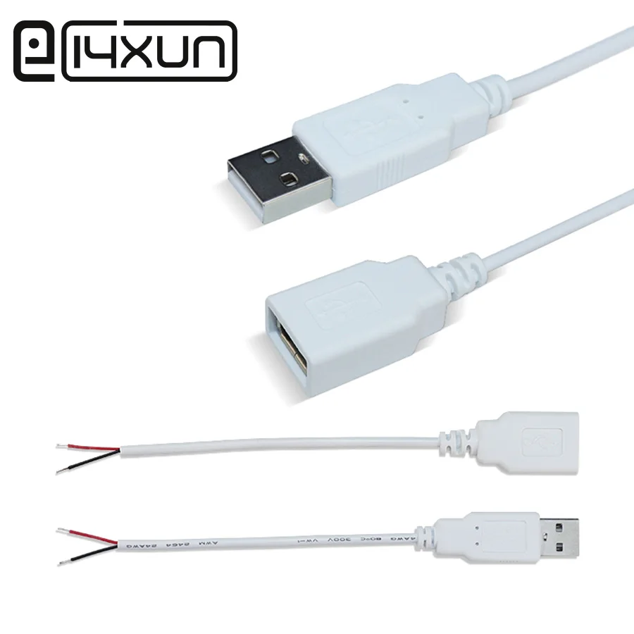 1 шт. 15 см 2P USB кабель питания с 2 0 A штекер/Женский Разъем удлинитель для монитора