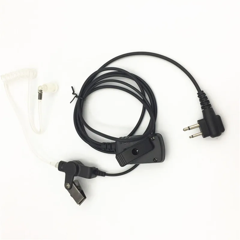 Clear Air Tube Ear Ptt Headset With Microphone Intercom Talkie Fbi