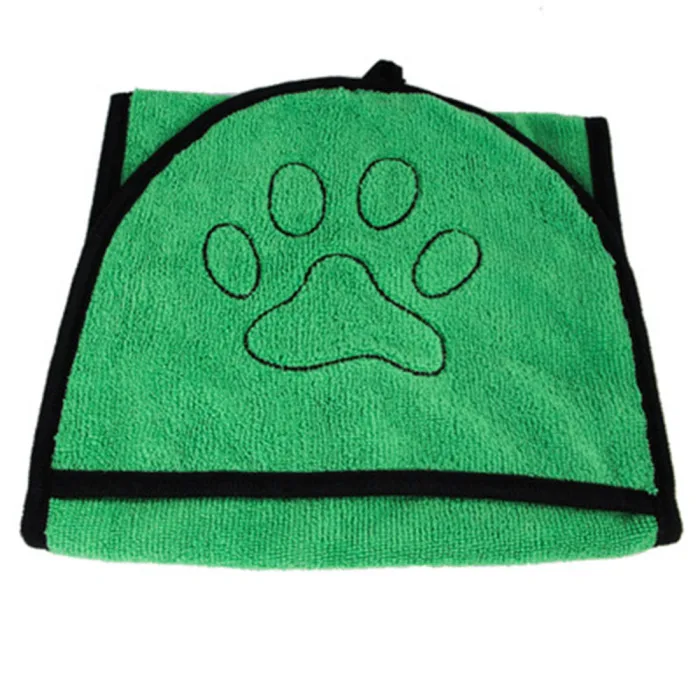 Плюшевое полотенце для домашних животных, Впитывающее Воду, быстросохнущее подвешивающее, для кошек, поводок-перчатка для собак, банное полотенце, товары для домашних животных AC889