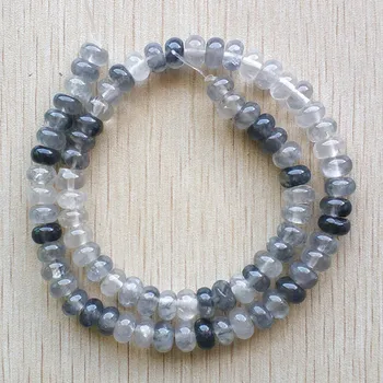 

Fashion good quality natural Devil crystal quartz Abacus charms beads 5x8mm For jewelry making diy bracelet 78pcs/lot wholesale free