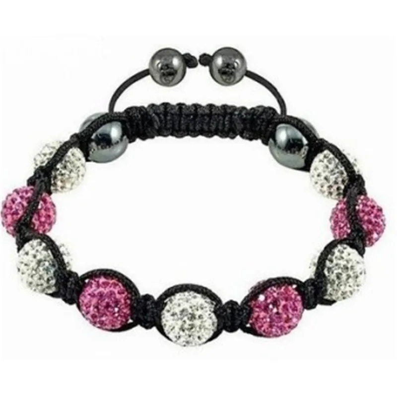 20  100 개/몫, 좋은 품질 10mm 12mm 혼합 색상 클레이 Shamballa 비즈 팔찌 펜던트 쥬얼리 액세서리 DIY