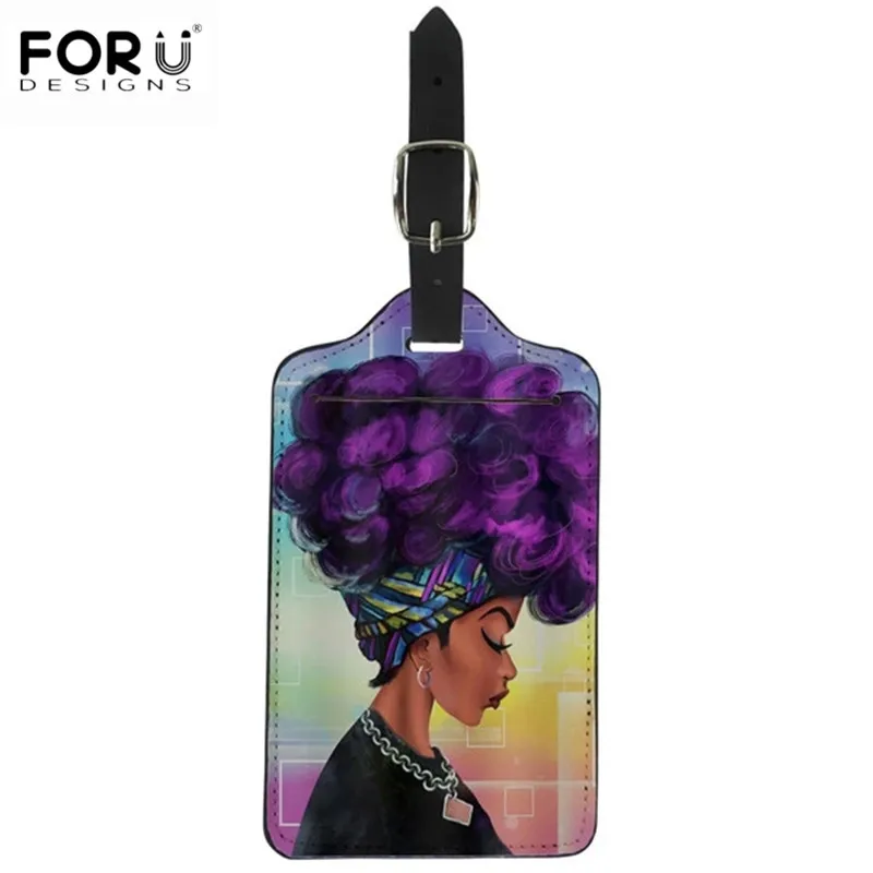 FORUDESIGNS/черный чехол для багажа в Африканском и американском стиле, Дорожный чемодан-тележка, чехол для чемодана 18-32 дюймов, пылезащитный чехол - Цвет: HX694Z24