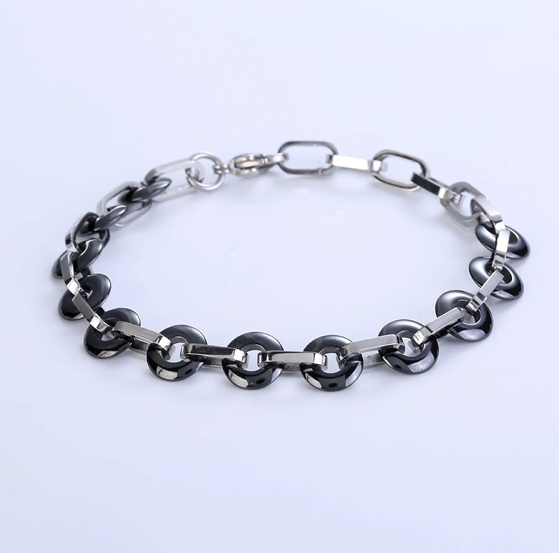 LOSTSOUL, новинка, черный, модный, милый, элегантный, простой, с оригинальной керамической застежкой из нержавеющей стали, креветки, Женские Ювелирные изделия, браслет Reiqi