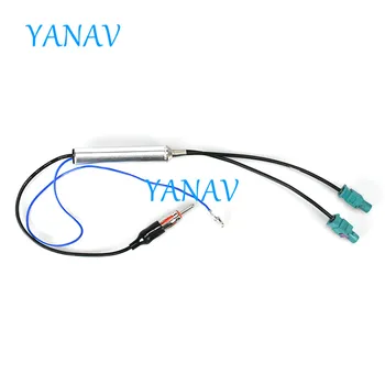 

13-009 Wire Harness Adaptor ANTENNA ADAPTER CABLE FOR-VW/-AUDI/-OPEL/-SKODA/-CITROEN/-SEAT with 2 x FAKPA(z)and phantom power