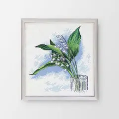 

TT T B1495 white orchid scenery precise printing cross stitch embroidery kits Lovely Hot Sell Counted Cross Stitch Kit