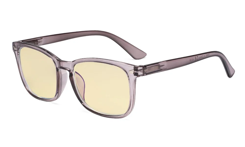 TM1801 Eyekepper, синий светильник, блокирующие очки для чтения с желтым фильтром, линзы-Квадратные умники