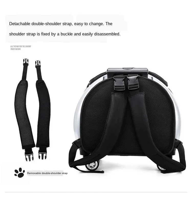 espaço multifuncional mochila respirável material gato pet