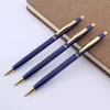 office ball pen Classic design Navy Blue 0.7 Nib Metal Ballpoint Pen Signature ink pen ► Photo 2/4