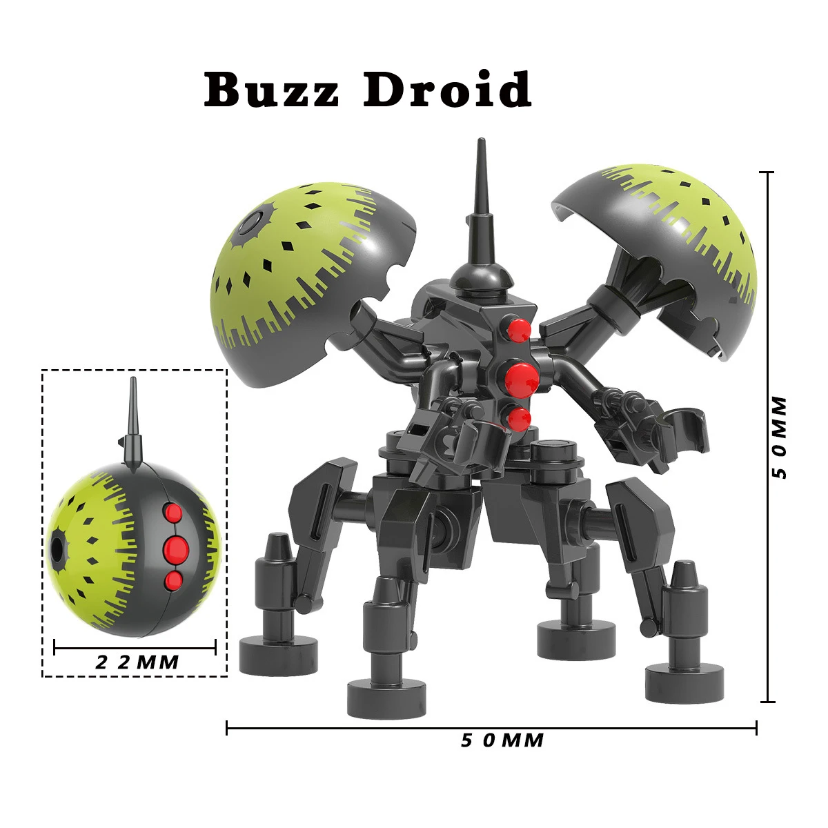 Disney R2-D2 BB-8 C-3PO R4-P17 K-2SO IG88 Battle Buzz Droid Building Blocks General Grievous Bricks Figure Kids Christmas Toys