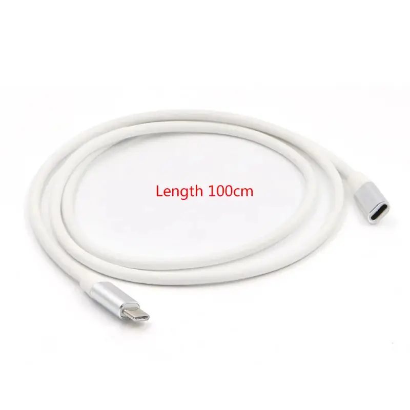 Алюминиевый сплав usb type C USB 3,1 мужчин и USB-C Мужской Женский удлинитель Кабель для передачи данных