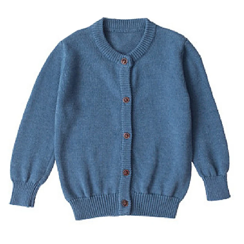 Осенний вязаный кардиган; свитеры для детские, для малышей Костюмы свитеры для мальчиков и девочек Зимняя одежда для детей Одежда для маленького мальчика
