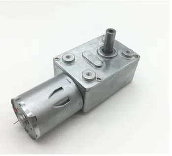 

6V 24V Worm Gear Motor 12V Reducer 3-210RPM DC High Torque Electric Motor Metal Gear Reverse Self Lock For Automation Equipment