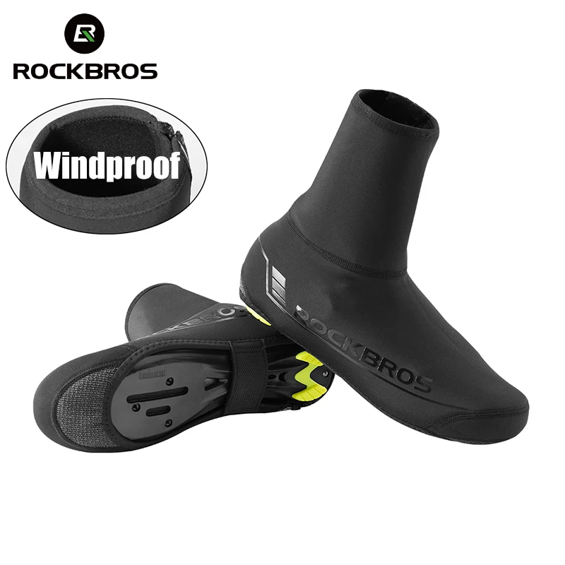Rockbros Thermische Fiets Schoenen Cover Waterdichte Mtb Fiets Road Schoen  Regenhoes Mannen Vrouwen Warm Winddicht Winter Fietsen Overschoenen| | -  AliExpress