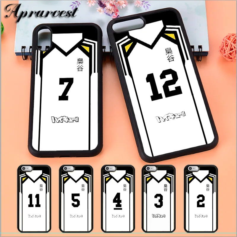 Aprarvest HAIKYUU! Трикотажный чехол для iPhone 5 5S SE 6 6S 7 8 PLUS X XS XR MAX 11 PRO | Мобильные телефоны и