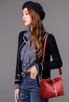

2019 New Style WOMEN'S Bag Fashion Tassels WOMEN'S Bag Crocodile Pattern Mommy Bag Shoulder Bag women handbags