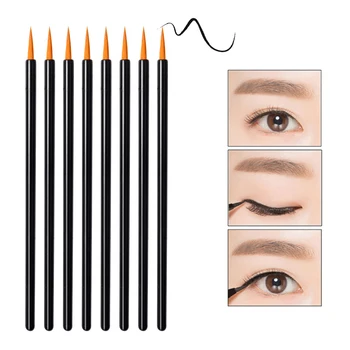 

HOT 100 pcs Disposable Eyeliner Brushes Professional Eye eyebrow lip Brush Eyeshadow Tool Lip Eyeliner Brushes makeup Tools