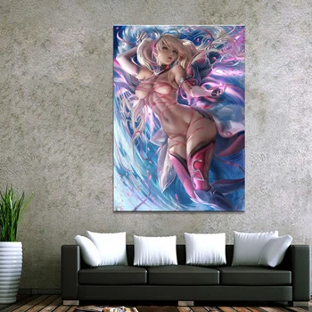 

Home Decor Modular Canvas Picture 1 Piece Sexy Mercy Game Painting Poster Wall For Home Canvas Painting Wholesale