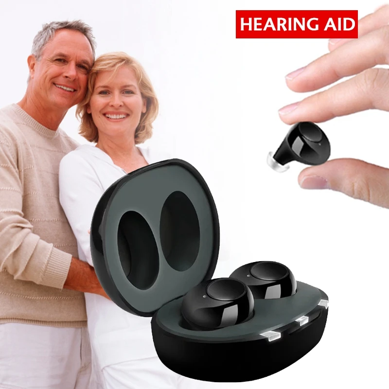 Big Sale 1 Pair USB Rechargeable ITE Hearing Aids Sound Amplifier Invisible Hearing loss loss Ma5BYpq91