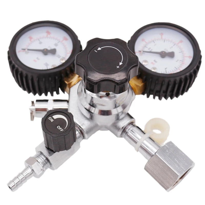 Household Brewed Carbon Dioxide Pipeline Assembly, PVC Gas Hose, Carbon Dioxide Regulator, with Conversion Adapter for Carbon Di