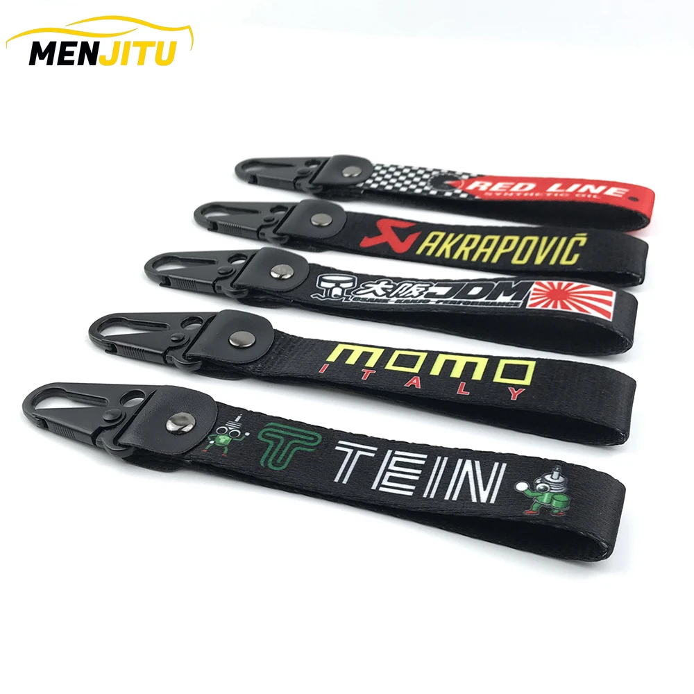Металлический брелок для мотоцикла и автомобиля, подвеска для akrapovic momo tein jdm viv, дорожная сумка, домашнее личное украшение с подвесной пряжкой