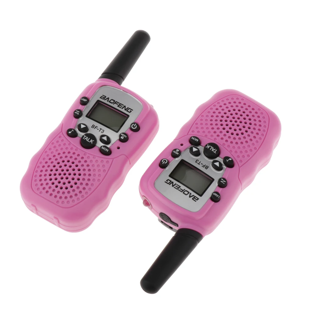 2pcs BaoFeng BF-T3 Kids Walkie Talkie 22 Channels for Children Gift EU UHF Walkie Talkie Walkie BF-T3 FRS Two Way Radio T3